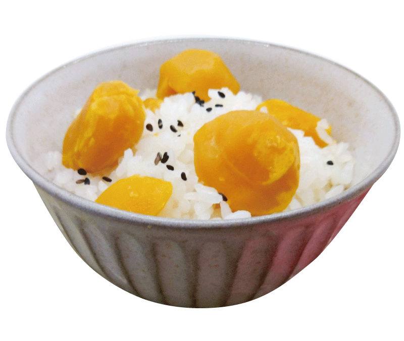 笠間市の栗の炊き込みごはん画像