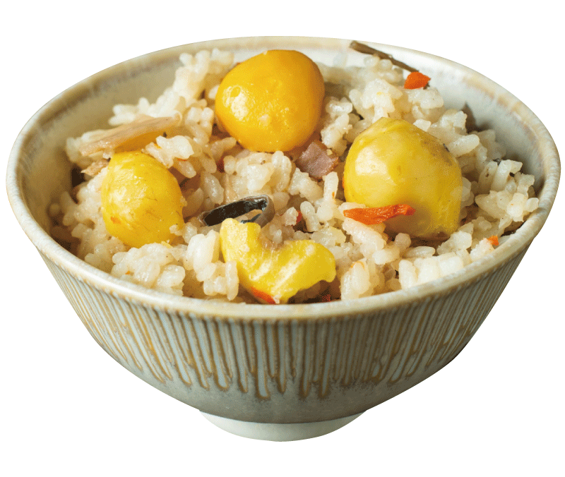 京丹波町の栗の炊き込みごはん画像